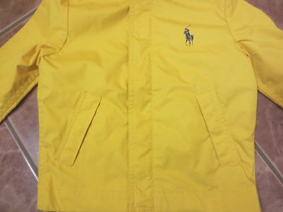 yellow polo jacket