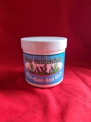 ASAM IRIS COSMETIC 4x Alter Heideschäfer Eis-Gel, Massage Gel a´ 250ml kühlt