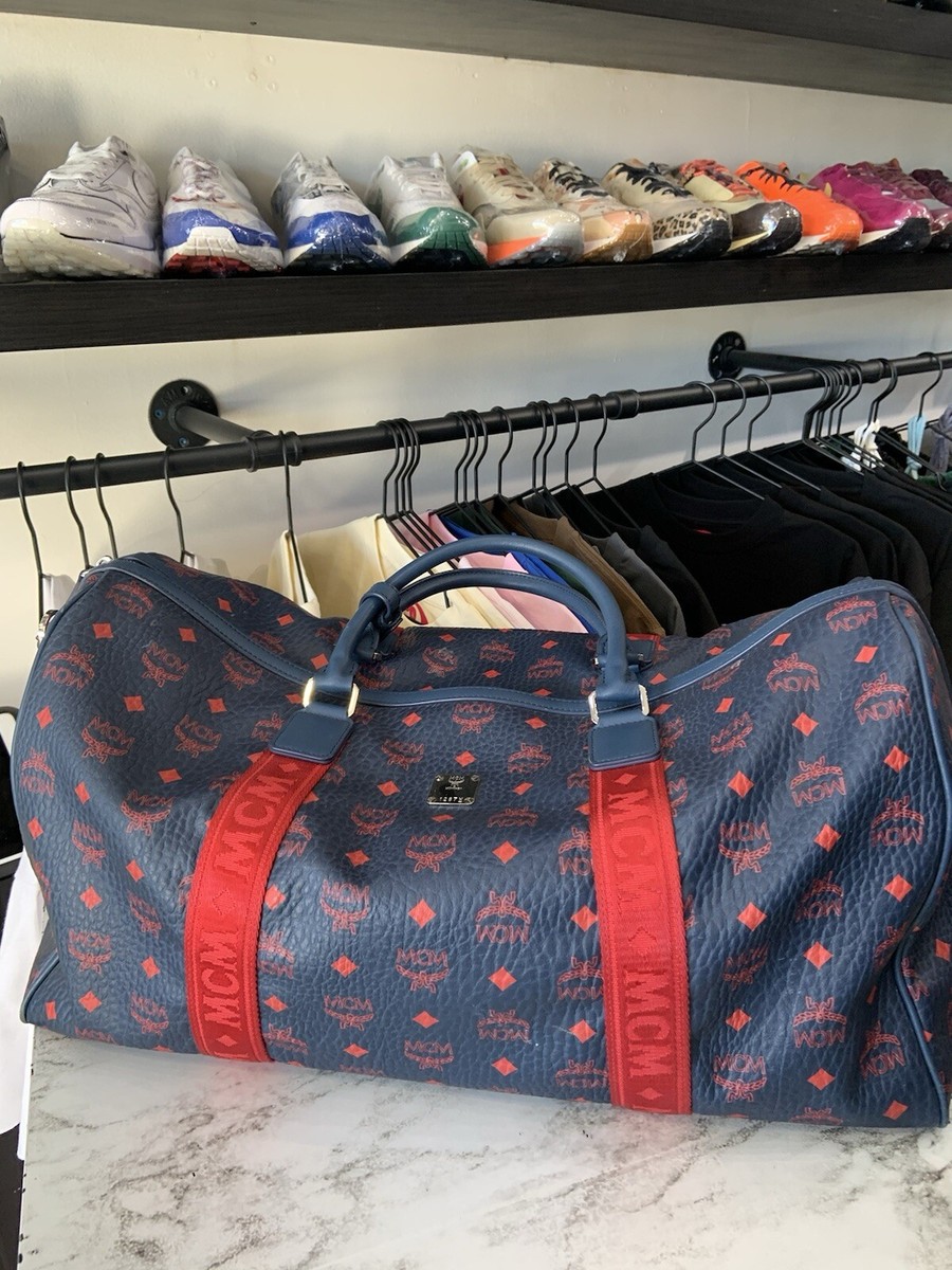 Travel Bag Mcm Traveler Weekender MCM Visetos Large Traveler