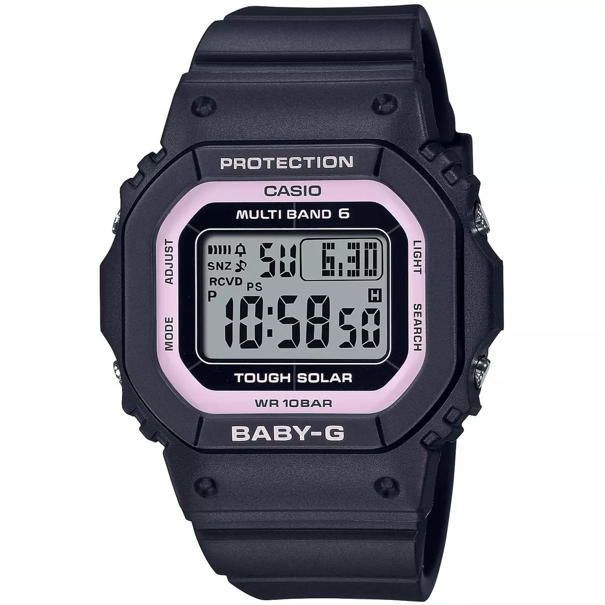 CASIO BABY-G BGD-5650-1BJF Radio Solar Digital Watch Black Women