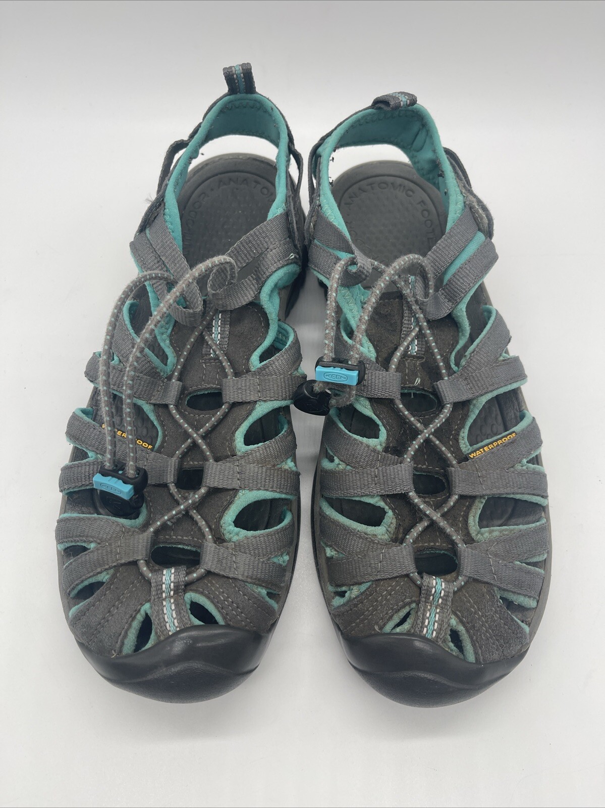 Sandali KEEN Whisper donna taglia 9 grigio verde escursionismo passeggio sport acqua