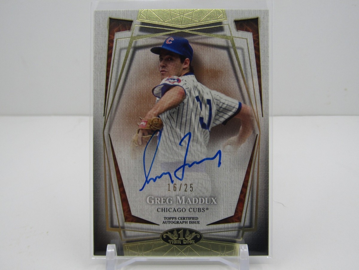 18 Topps Tier 1 グレッグ・マダックス 5枚限定 直筆サインカード
