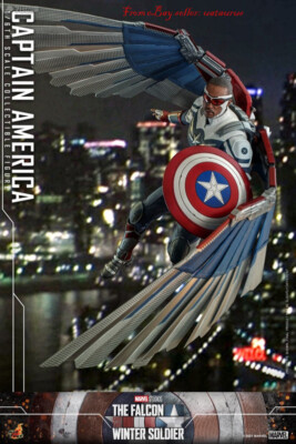Hot Toys 1/6 Tms040 The Falcon And The Winter Soldier Captain