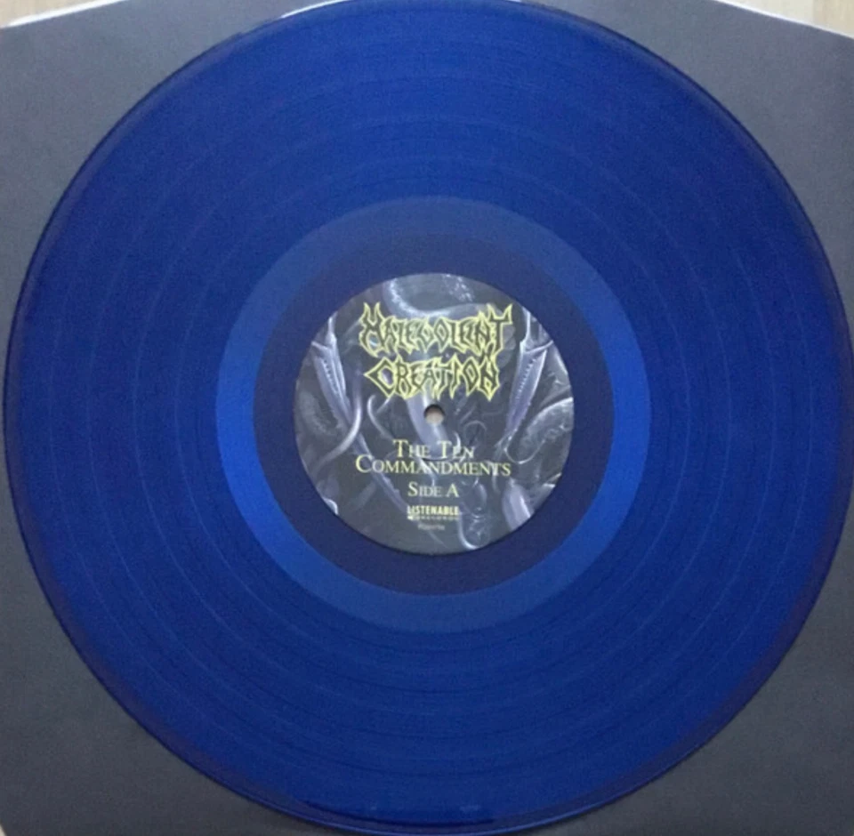 Malevolent Creation – The Ten Commandments LP 2024 Listenable – POSH794 [Blue] - Image 4 of 4