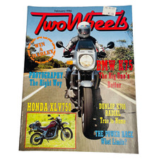 Two Wheels - February 1986 - Vintage Motorbike Magazine RARE