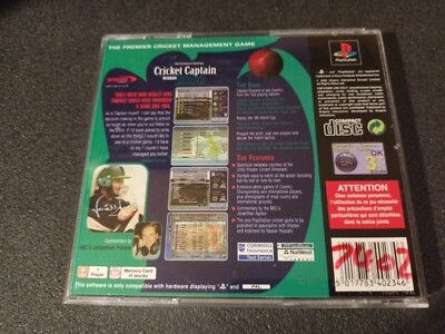 PS1 - International Cricket Captain 2000 (mit OVP) (OVP beschädigt) (gebraucht