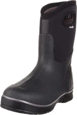 Bogs Men's Ultra Mid Waterproof Regular Winter & Rain Boot - Black, Size Options