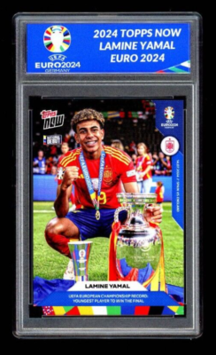 Graded 10 LAMINE YAMAL #66 2024 Topps Now EURO Soccer RC Rookie | eBay