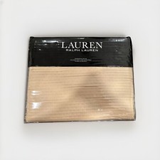 Lauren Ralph Lauren Spencer Matelass Euro Shams Quilted Classic Tan - NIP