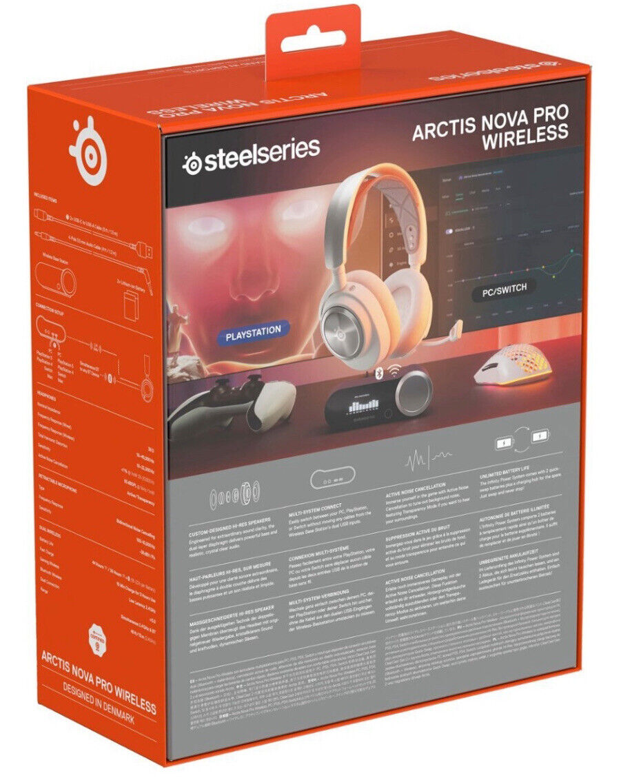 New| Free 🚚 SteelSeries Arctis Nova Pro Wireless Multi New| Free 🚚 SteelSeries Arctis Nova Pro Wireless Multi