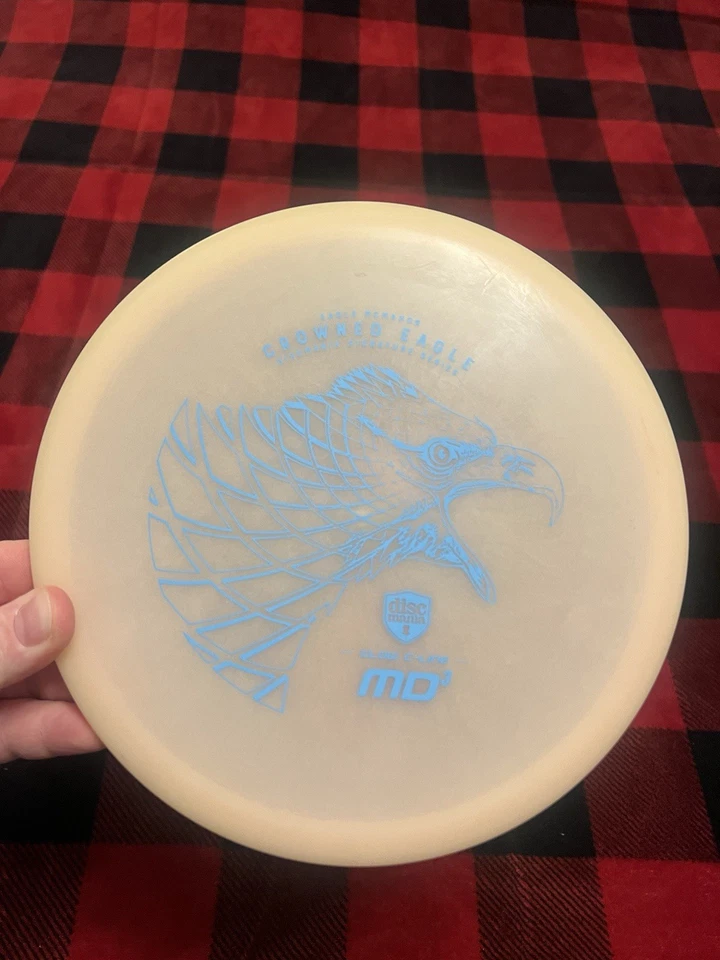 Discmania Glow C-Line MD3 Crowned Eagle McMahon Signature Series Light Pink 177g - Image 2 of 3