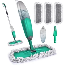 Spray Mop for Floor Cleaning, Microfiber Hardwood Dry Wet Kitchen Mop with 3 ...