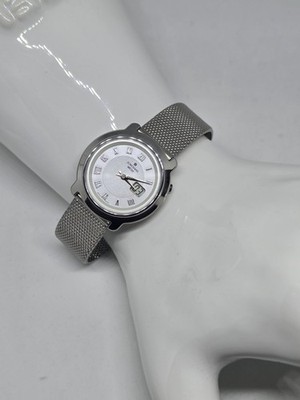 Armbanduhr Junghans Mega Funk  Ceramic Damen 032/1850.44 Melanaise Mesh Band 