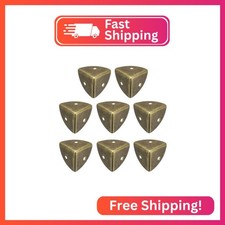 uxcell 8PCS Metal Corner Protector 1 x 1 x 1 Inch Box Edge Guard Protector Zinc