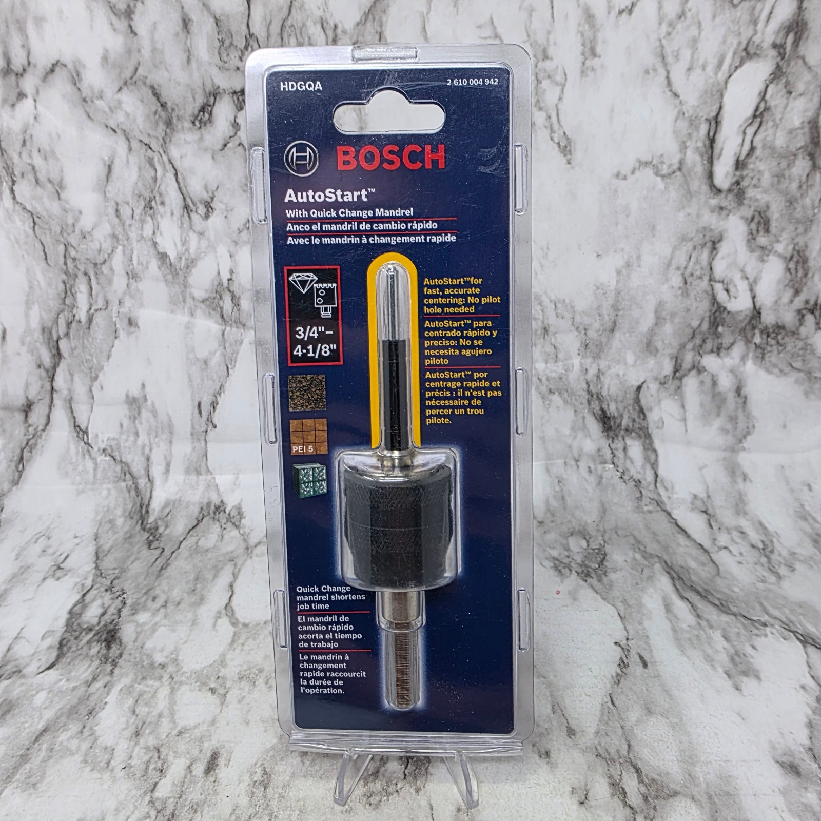 Bosch HDGQA AutoStart with Quick Change Mandrel .75" - 4.125"