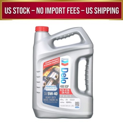 Chevron Delo 400 XSP Synthetic 5W-40 Heavy Duty Diesel Motor Oil, 1 Gallon