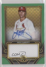 2022 Triple Threads Single Jumbo Relics Emerald 19/50 Jack Flaherty Auto v1x