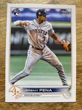 2022 Topps Update Series #US253 Jeremy Pena RC Rookie Card Houston Astros MINT