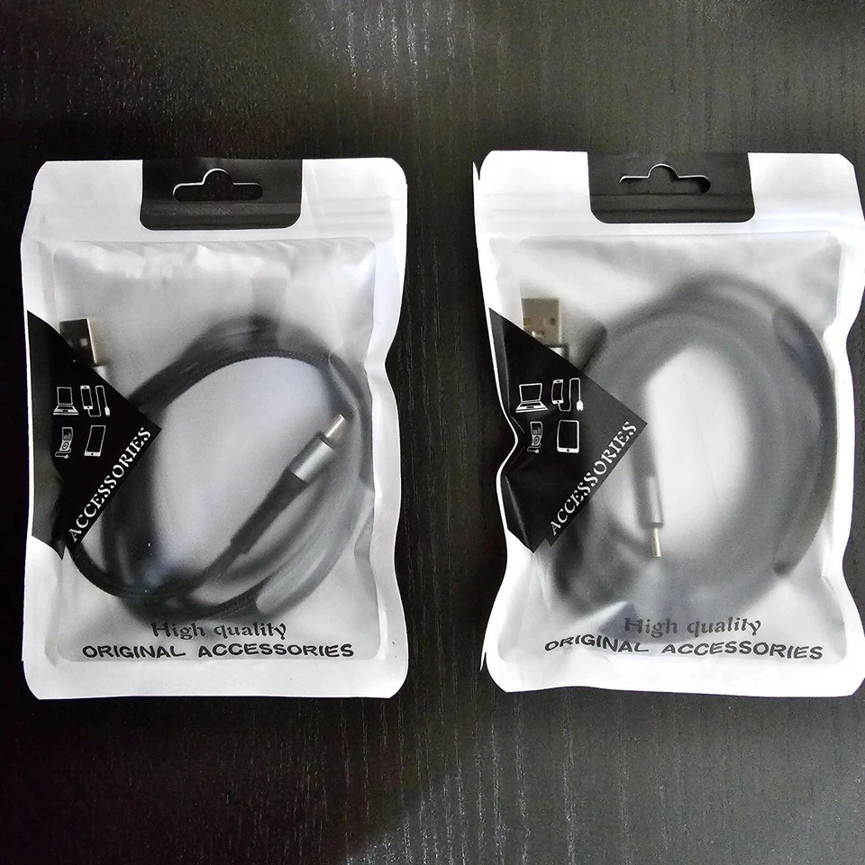 USB-A to USB-C Cable Braided Fast Charger Type C Lead For iPhone 15 16 Samsung - Image 3 of 4