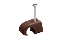 Meister Express-Schelle 4-7Mm Braun 50Stk Kabel Fixierung Inkl. Nagel 7454000