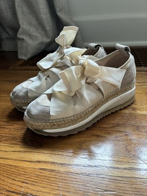 Free People Women's Chapmin Espadrille Slip On Sneakers Ivory