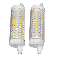 QLEE Led R7s 118mm 20w Dimmable Light Double Ended J J118 3000k 20w, White