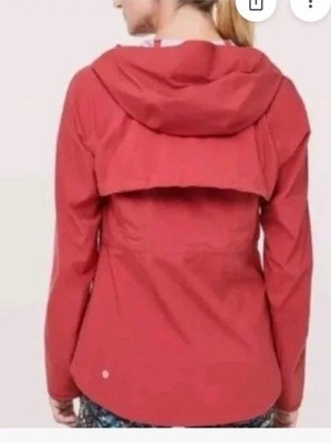 Lululemon *The Rain Is Calling Jacket Ii* Icmg Incognito Dark Red , Sz 6