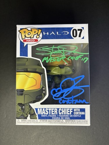 Funko Pop! #07 MASTER CHIEF WITH CORTANA - STEVE DOWNES + JEN TAYLOR W/ SWAU - 第 1/13 張圖片