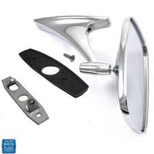 1971-1979 Gm Cars Chrome Outside Mirror Right Or Left Hand Side Gm 9826594