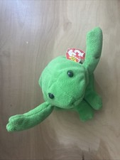 TY Beanie Babies - LEGS the Frog 9-1/2” (1993, Retired) with Swing Tag ID #4020