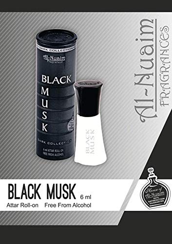 Al Nauim Black Musk Attar Roll On Men Women Non Alcoholic Fragrance Perfume 6Ml - Picture 1 of 2