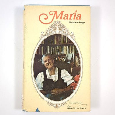 Maria Memoir Hardcover Book Maria von Trapp 1972