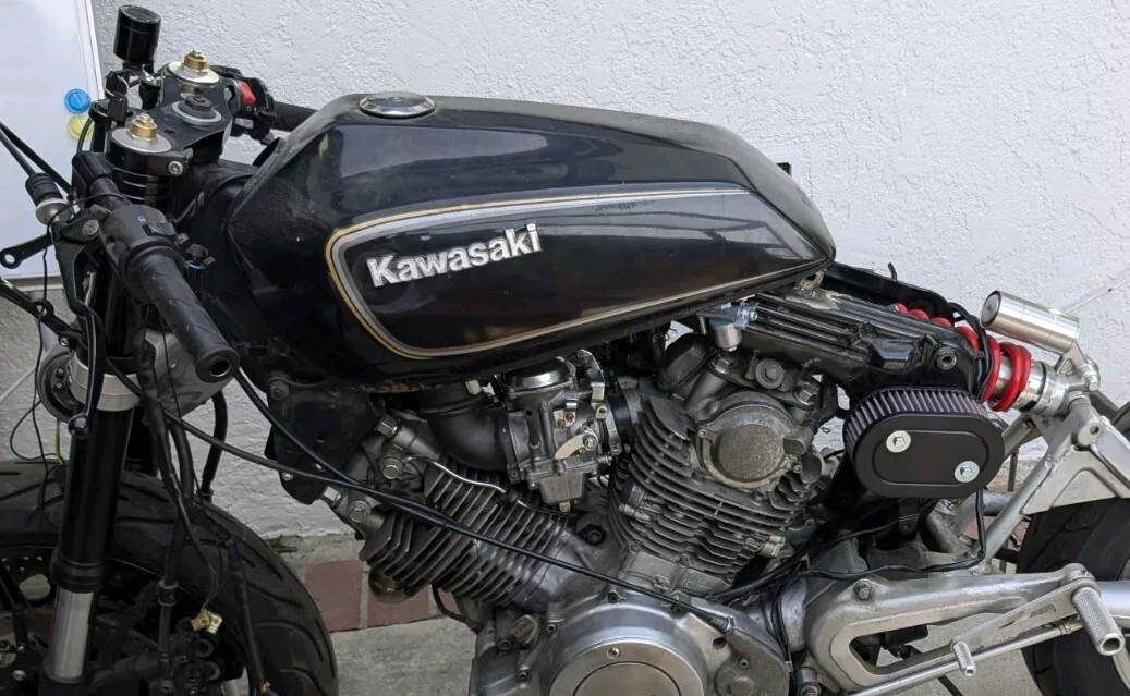 Rare - Kawasaki KZ650SR Gas Fuel tank KZ 650 SR Back with Gold
