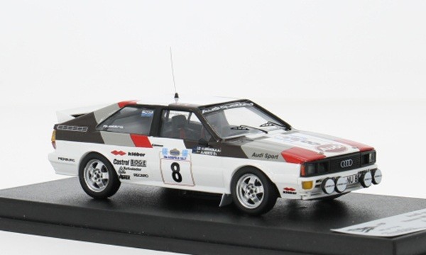 Trofeu TRORR.GR13 Die-Cast Car Model 1:43 Audi quattro Rally Acropolis 1981 #8