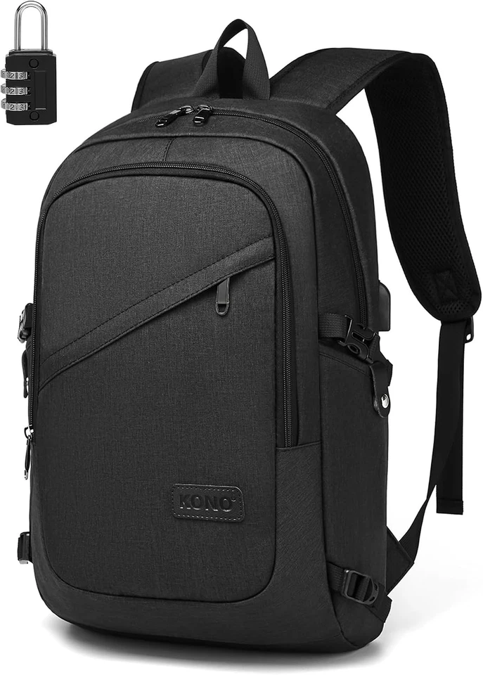 Sac à Dos Ordinateur Portable 156" Antivol Cadenas Homme Bleu Samsonite - Photo 2/4