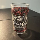 Vintage Tiffany Style Stained Glass Enjoy COCA-COLA Coke Cup