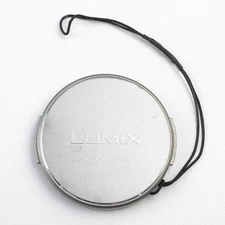 Panasonic Lumix - 39mm Silver Metal Front Clip-On Front Lens Cap for DMC-LX5