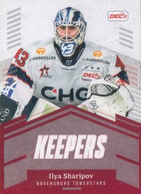 DEL 2 Playercards 2025-26 * Keepers * Ilya Sharipov * Ravensburg Towerstars