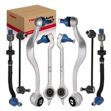 Front L R Control Arm Ball Joint Tie Rod Kit 8PCS Fit For BMW E39 525 528 530