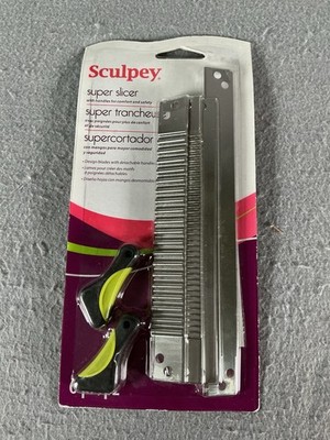 Sculpey Clay Blades, 4 blades included - flex, Zigzag, wavy, & rigid blade