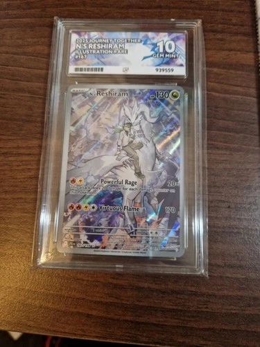Pokémon TCG Reshiram Card N's Journey Together Illustration Rare 167/159 Ace 10