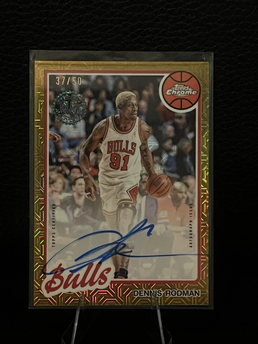 Topps Dennis Rodman Basketball Chicago Bulls Sports Trading Cards