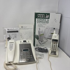 Southwestern Bell 2.4GHz Cordless Phone  Corded Speaker Phone Call Waiting READ