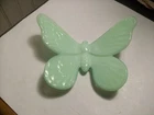 Vintage WESTMORELAND green jadeite milkglass butterfly 4 1/2"  wing span