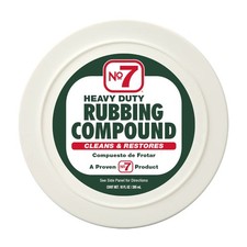 No.7 Heavy Duty Rubbing Compound 10 Fl Oz Removes Deep Scratches and Stains