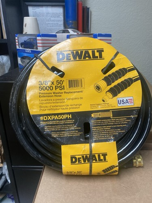 #ad dewalt pressure washer hose $50.00
