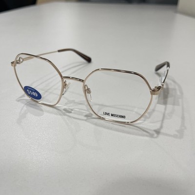 Love Moschino MOL614 - 000 Rose Gold Eyeglasses