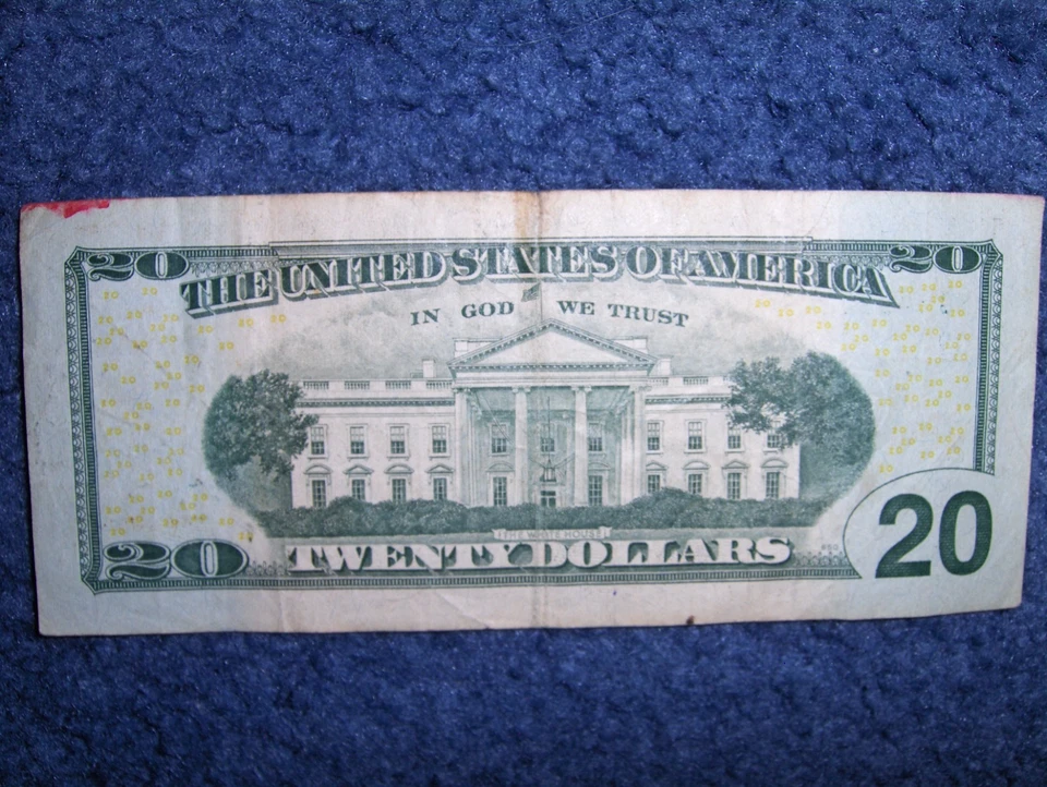 U.S. TWENTY DOLLAR NOTE WITH COOL 4-OF-A-KIND IN A ROW SERIAL NUMBER!! - Image 2 of 4