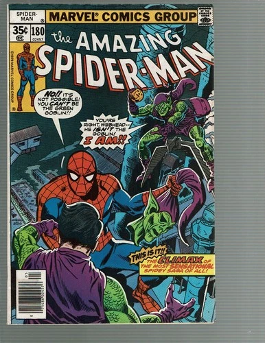 Amazing Spider-Man 180 New Green Goblin Unmasked Final VF-