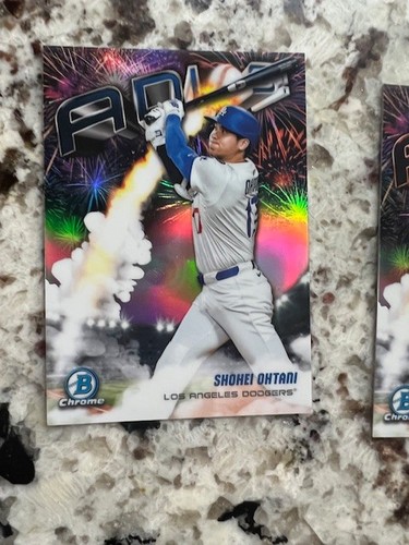 2025 Bowman Chrome Adios Insert Card Los Angeles Dodgers Shohei Ohtani #AD-17